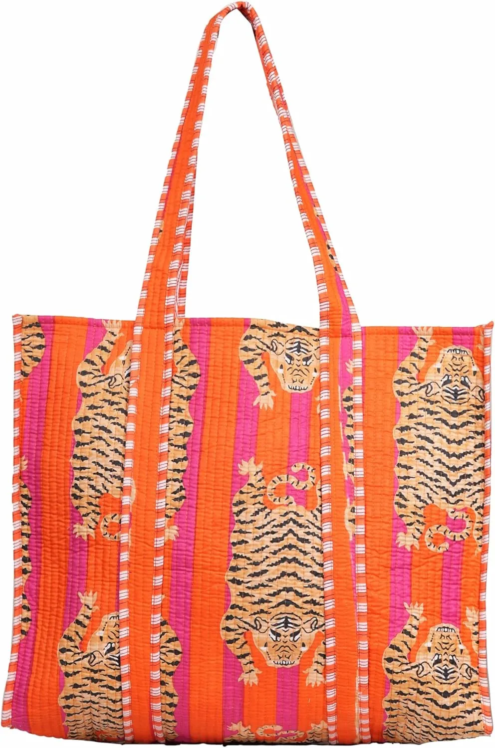100% Cotton Jungle Print Shoulder Bag Tote Bag Women Reversible Shopping Bag and Grocery Bags Stylish Travel Bag Gift for Her