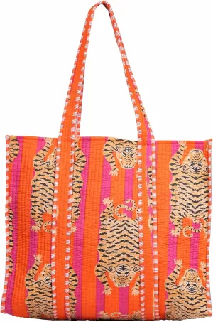 100% Cotton Jungle Print Shoulder Bag Tote Bag Women Reversible Shopping Bag and Grocery Bags Stylish Travel Bag Gift for Her