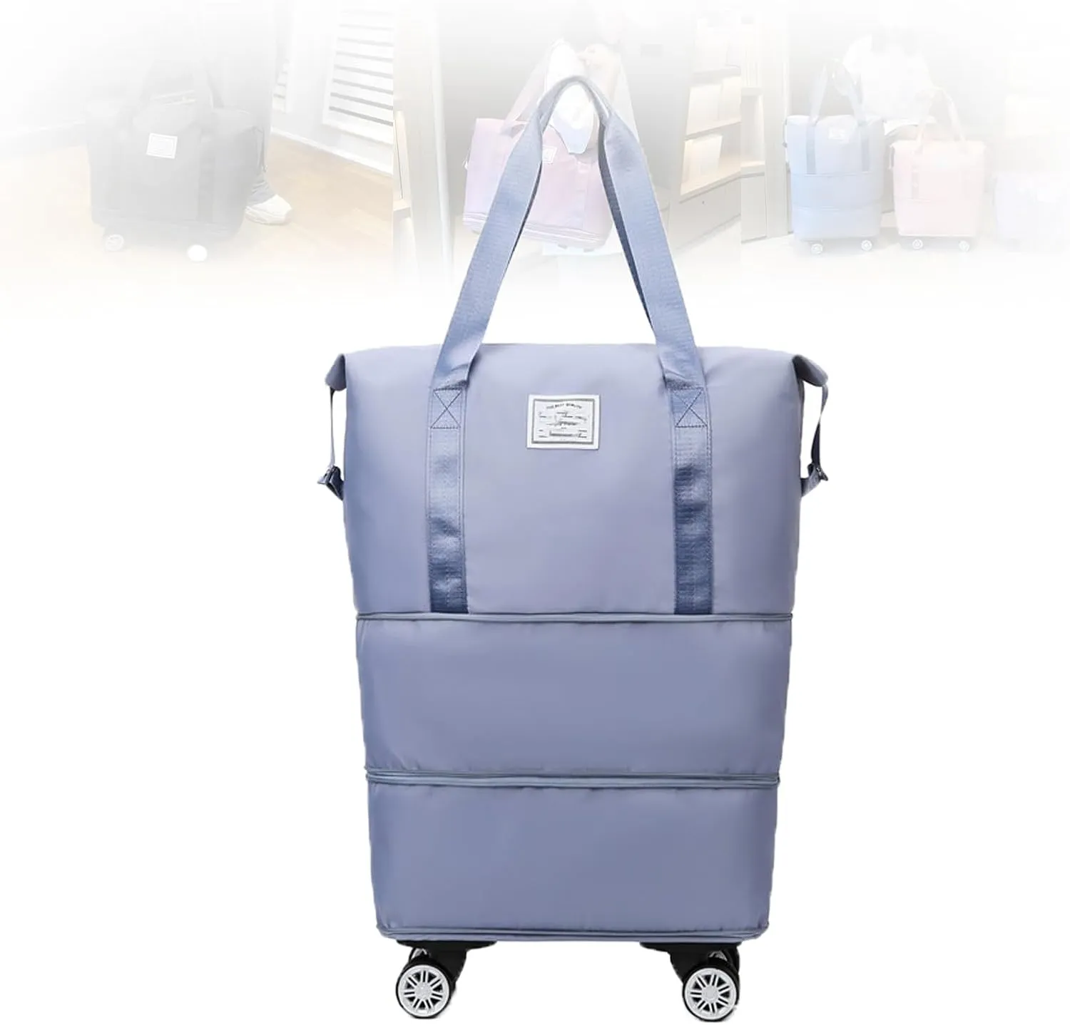 1pc Klarson Expandable Bag with Wheels,Klarson Travel Bag,Foldable Suitcase Collapsible Luggage (#03)