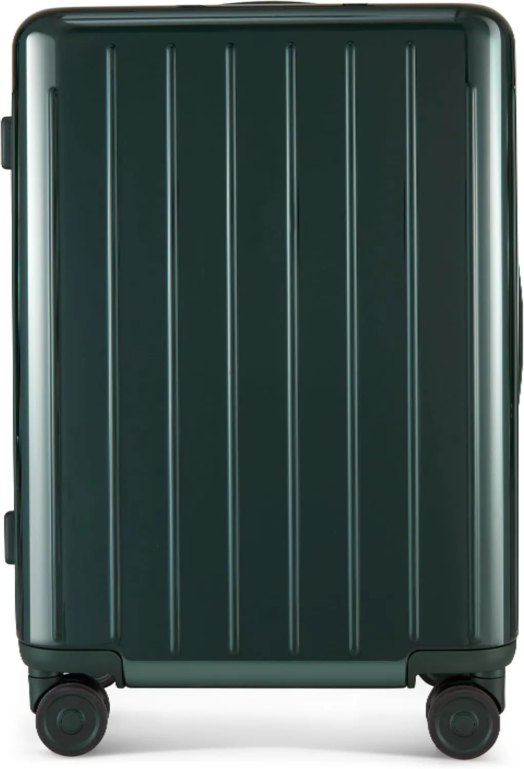 20 Inch Zipperless Luggage, Aluminium Frame Luggage, Carry on Luggage 22x14x9 Airline Approved, Hard Shell Suitcase with Spinner Wheels, Dual TSA Lock (British Green, Manhattan Pro)