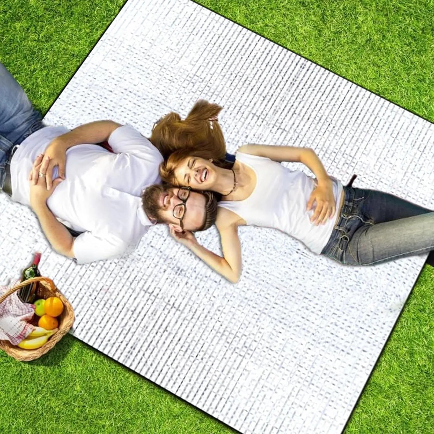 200x200CM Aluminum Foil Camping Mat – Insulated Waterproof Thermal Foam Sleeping Pad, Foldable Double-Sided Tent Mat for Outdoor Camping, Hiking & Picnic – Lightweight