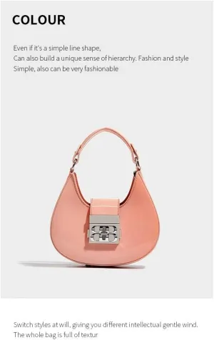 2022 summer bag 5D gradient technology chain niche design crescent handbags for women red crossbody bag shoulder bags handbag on clearance messenger purse travel trendy cute fashion tote(Aurora)