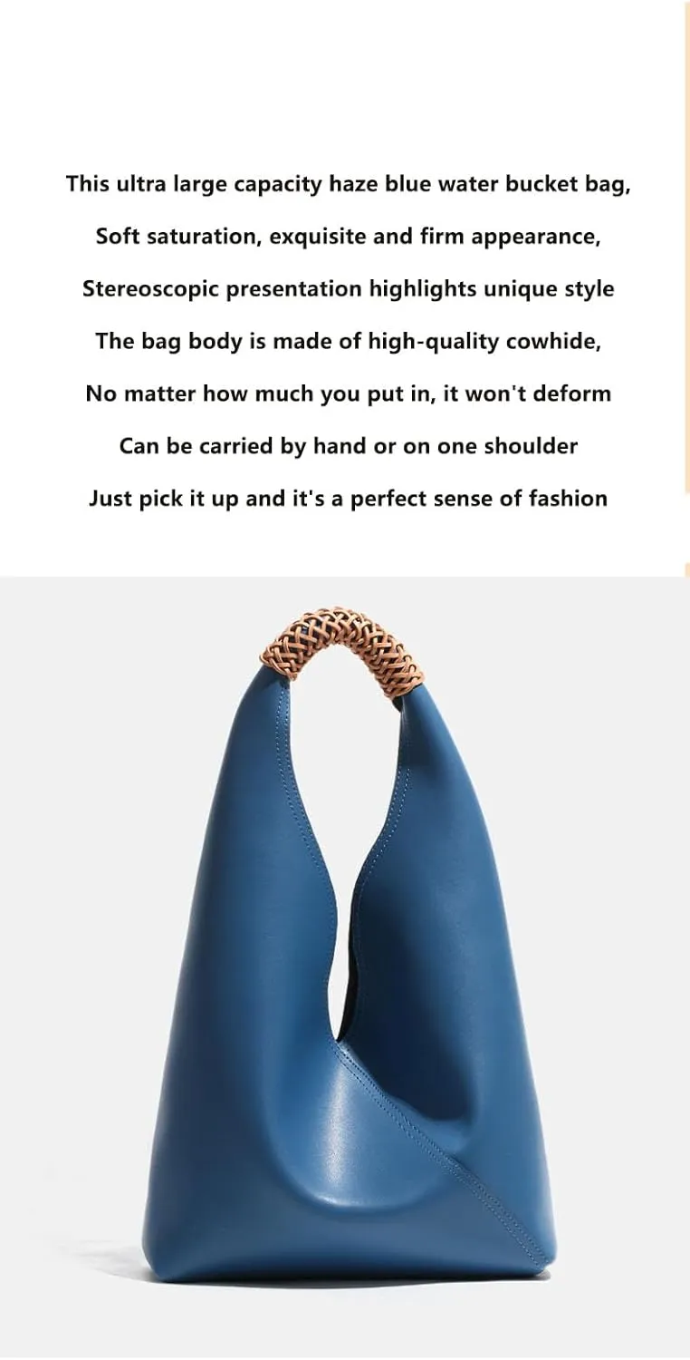 2025 Large Capacity Women's Luxury Light Luxury New Leather Women's Bag Underarm Bag Handbill Shoulder Tote Bag