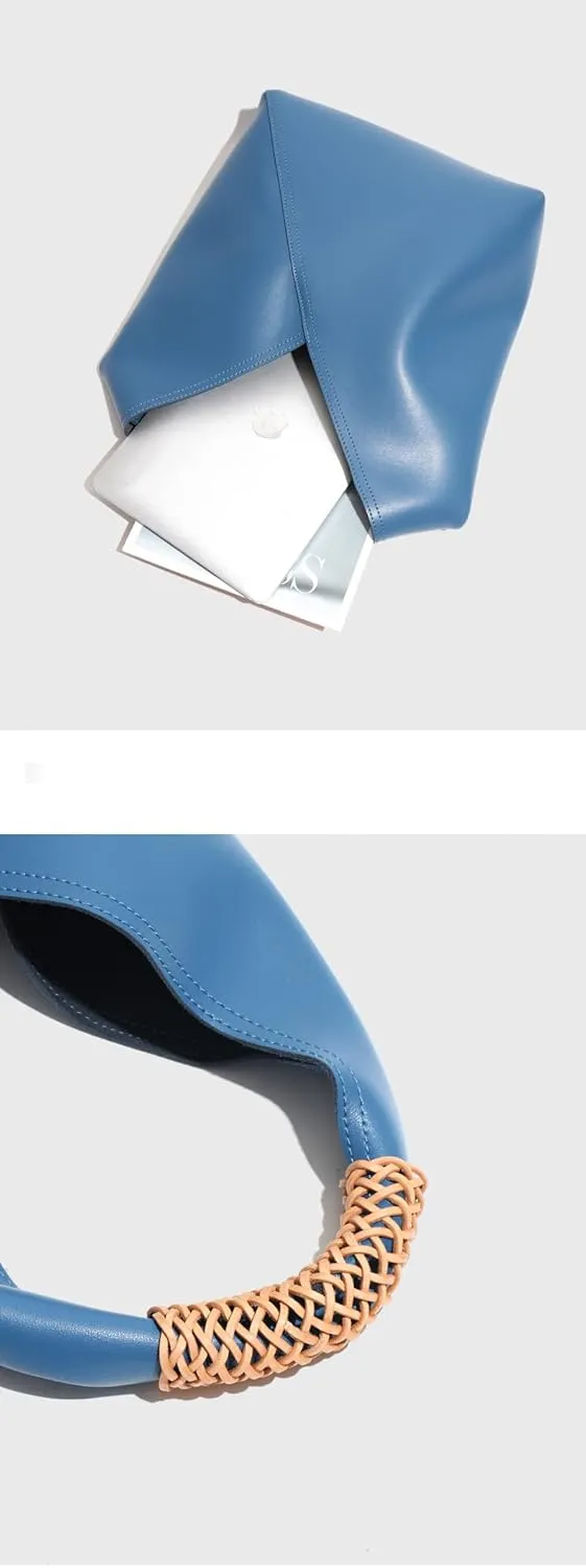 2025 Large Capacity Women's Luxury Light Luxury New Leather Women's Bag Underarm Bag Handbill Shoulder Tote Bag