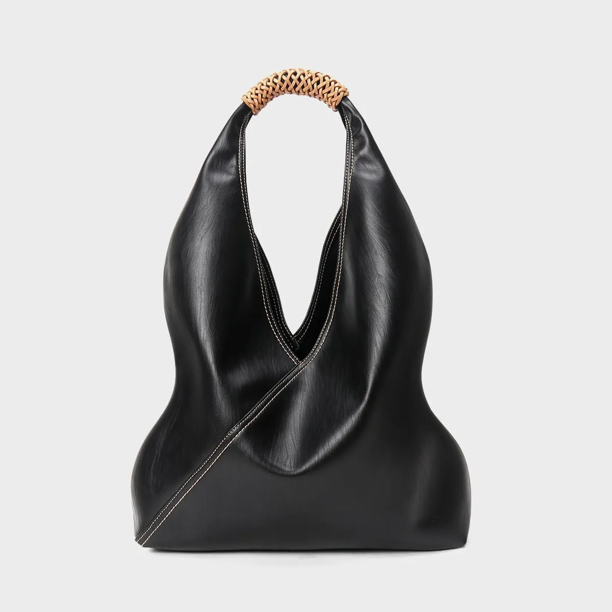 2025 Large Capacity Women's Luxury Light Luxury New Leather Women's Bag Underarm Bag Handbill Shoulder Tote Bag