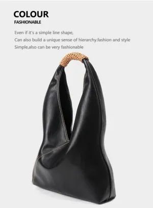 2025 Large Capacity Women's Luxury Light Luxury New Leather Women's Bag Underarm Bag Handbill Shoulder Tote Bag