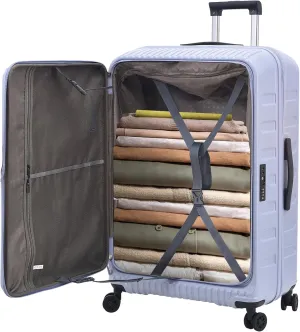 29 Inch Luggage with Expansion & Side Opening Design, 50 * 31(35)*76cm, 117L~133L Ligthweight ABS PC Hardshell Checked Suitcase, TSA Lock & YKK Zipper with HINOMOTO 360° Wheels, LiLac Purple