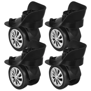 4pcs Universal Wheel Attachable Wheels for Luggage Suitcase for Trolley Bag, Inline Skate and Caster Board