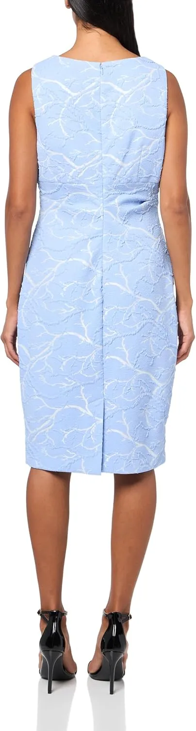 Adrianna Papell Women's Strech Jacquard Dress