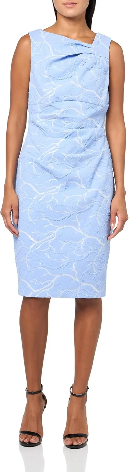 Adrianna Papell Women's Strech Jacquard Dress