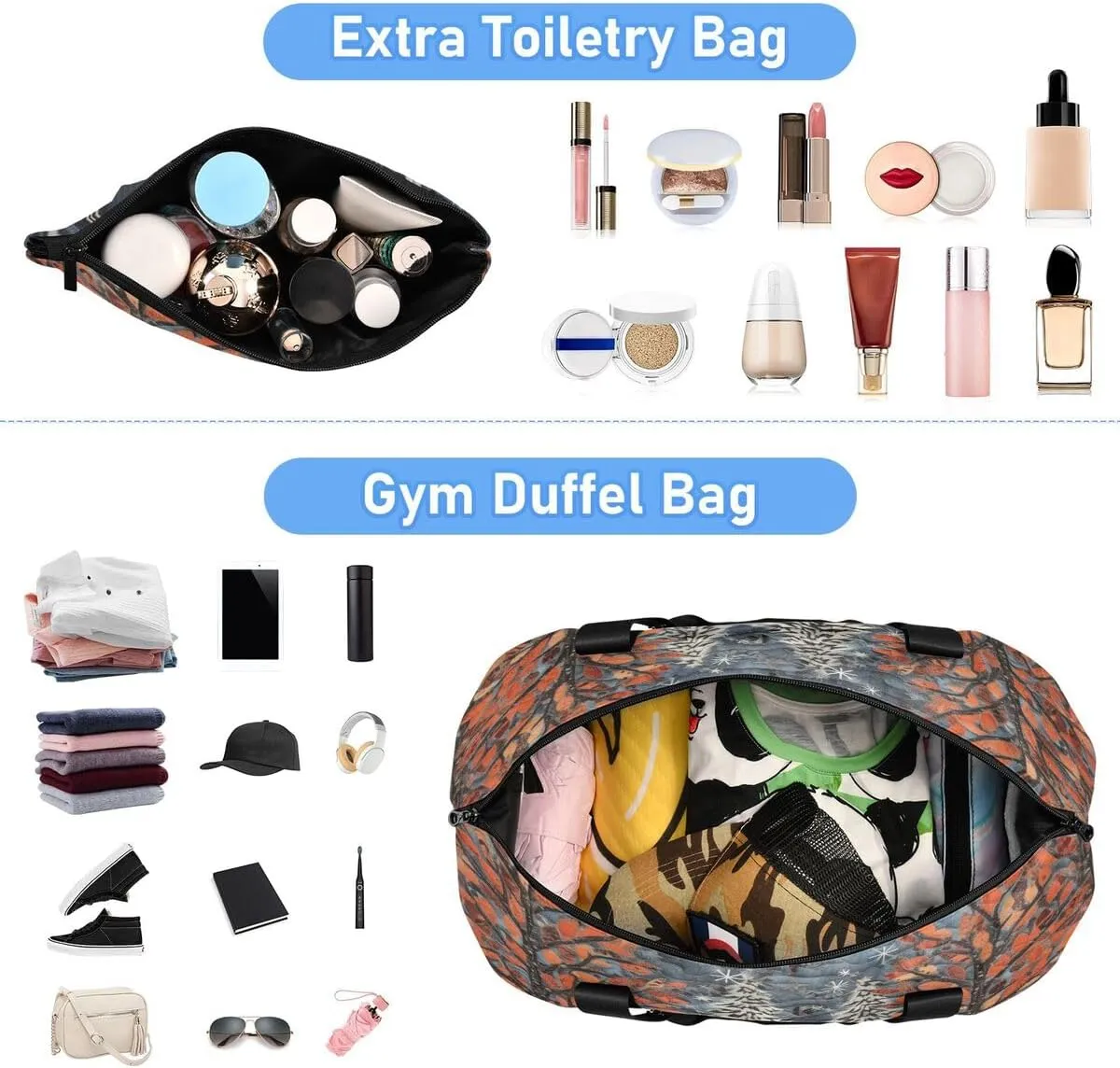 ALAZA Tree Snowman Snow Merry Christmas Travel Duffel Bag with Shoe Compartment Tote Bag Weekender Overnight Bag with Wet Pocket for Travel,Gym,Yoga,Swimming