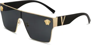 Allarallvr Oversized Square Sunglasses For Women Men Vintage Trendy Classical Gafas De Sol Para Mujer Sun Glasses AR82087