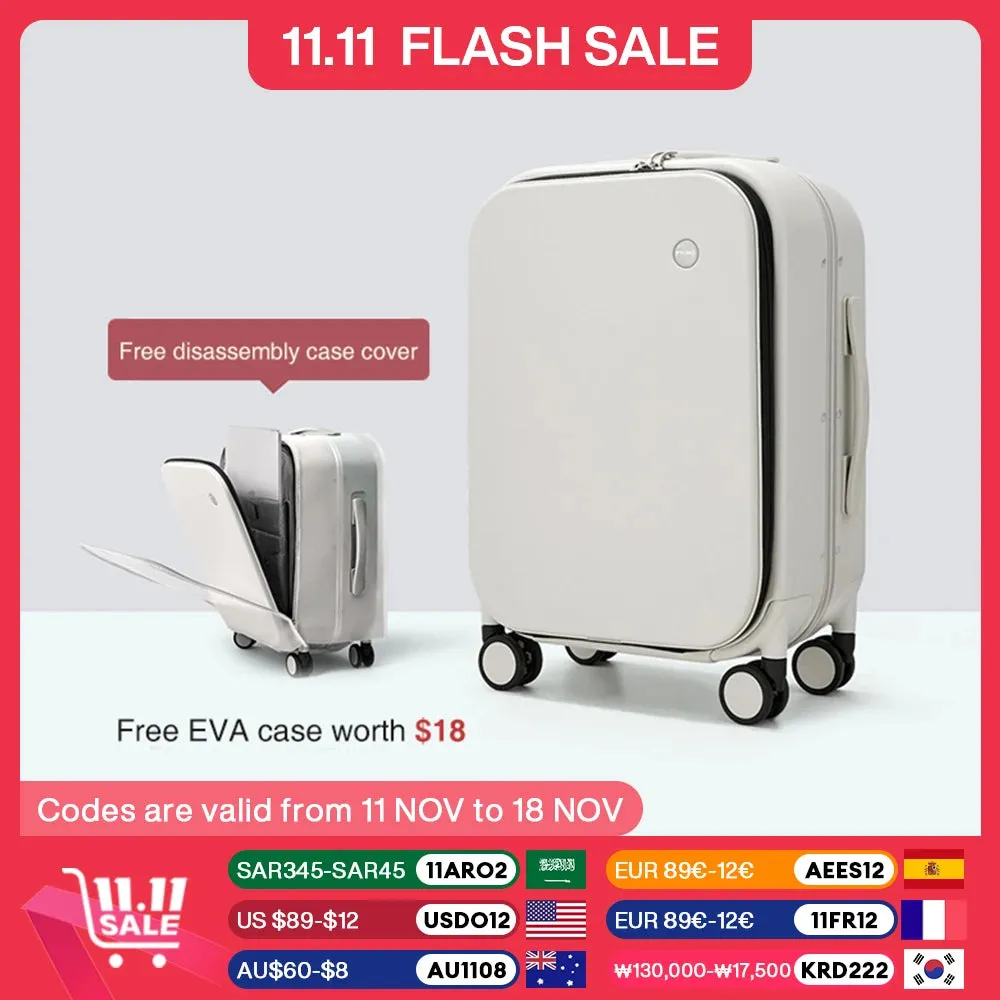 Aluminum Frame Carry On Rolling Luggage