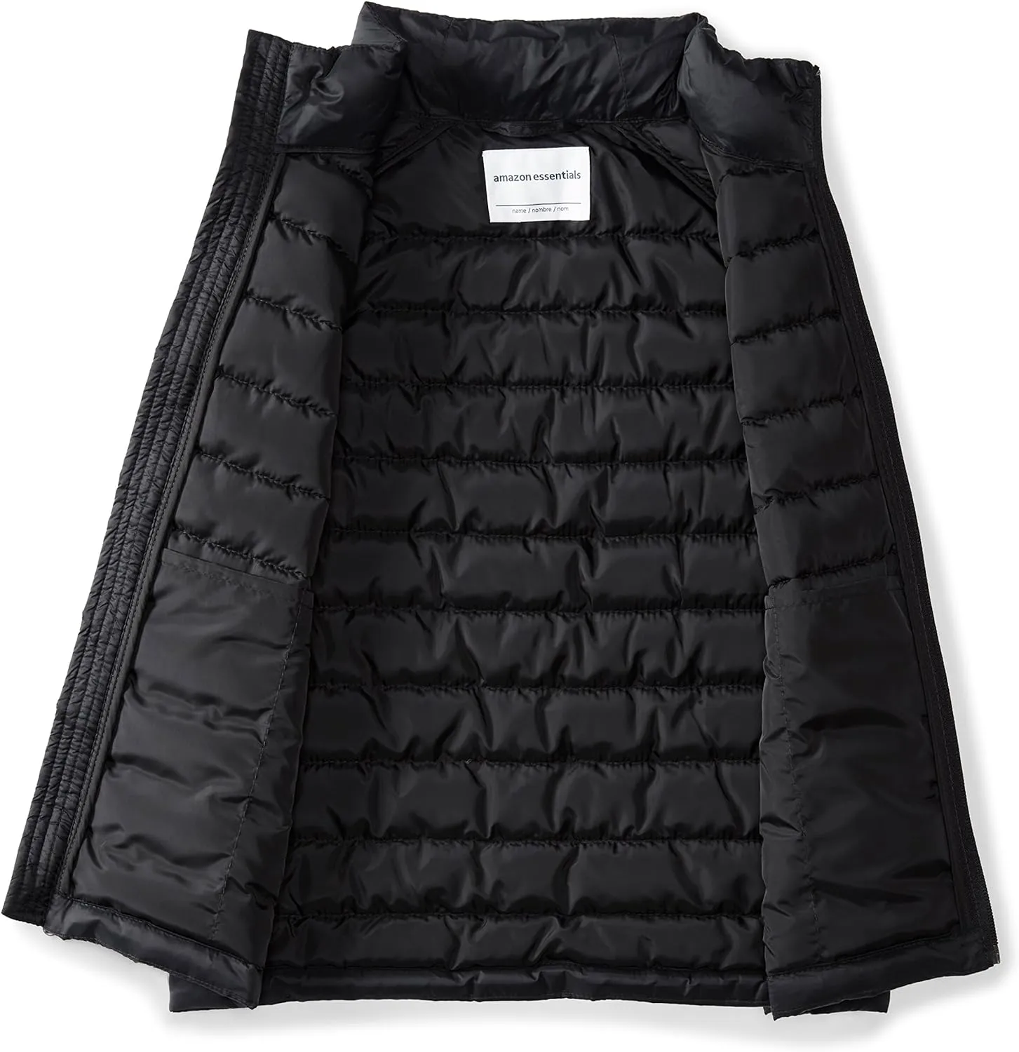 Amazon Essentials Boys and Toddlers' Lightweight Water-Resistant Packable Hooded Puffer Vest