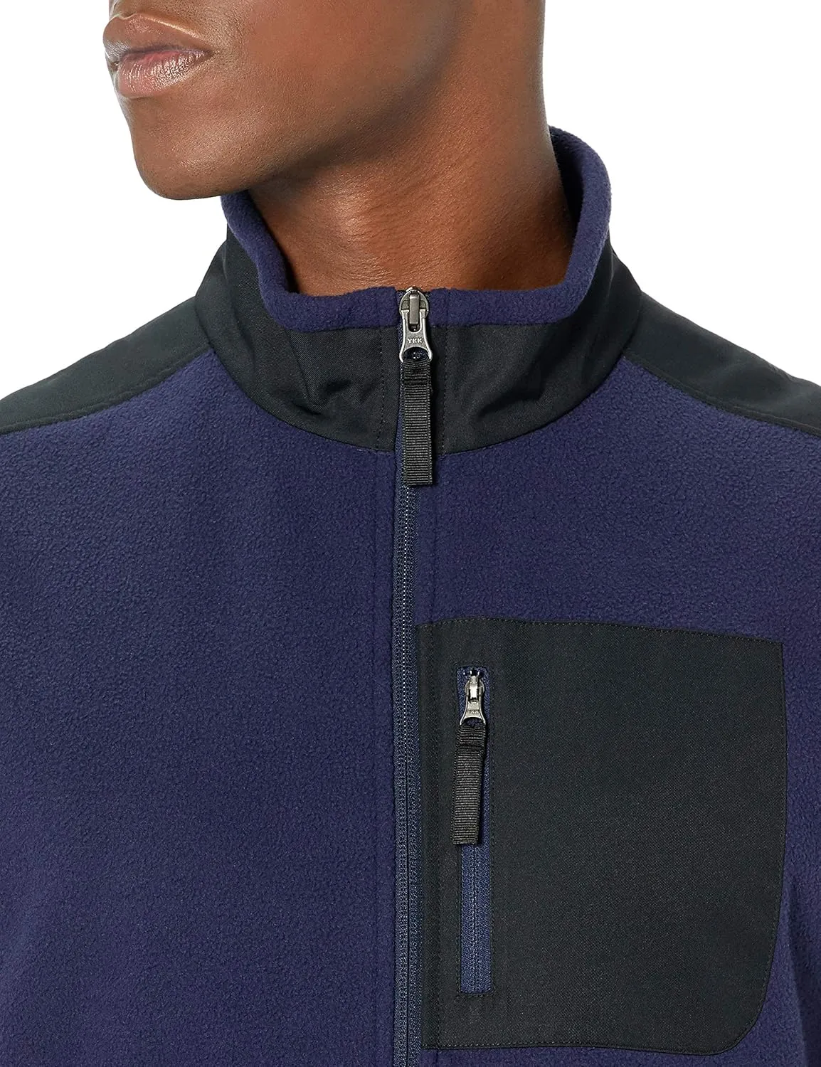 Amazon Essentials Men's Full-Zip Polar Fleece Vest (Available in Big & Tall)