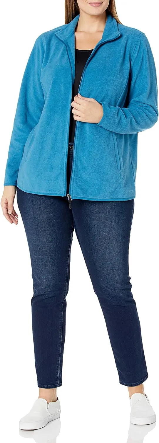 Amazon Essentials Women's Classic-Fit Full-Zip Polar Soft Fleece Jacket (Available in Plus Size)