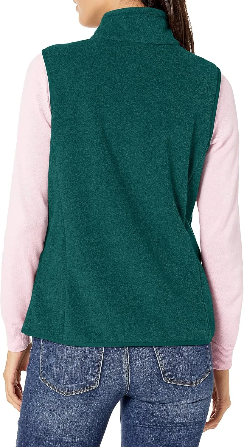 Amazon Essentials Women's Classic-Fit Sleeveless Polar Soft Fleece Vest (Available in Plus Size)