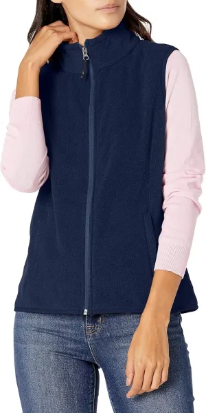 Amazon Essentials Women's Classic-Fit Sleeveless Polar Soft Fleece Vest (Available in Plus Size)
