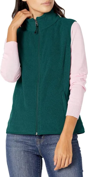 Amazon Essentials Women's Classic-Fit Sleeveless Polar Soft Fleece Vest (Available in Plus Size)