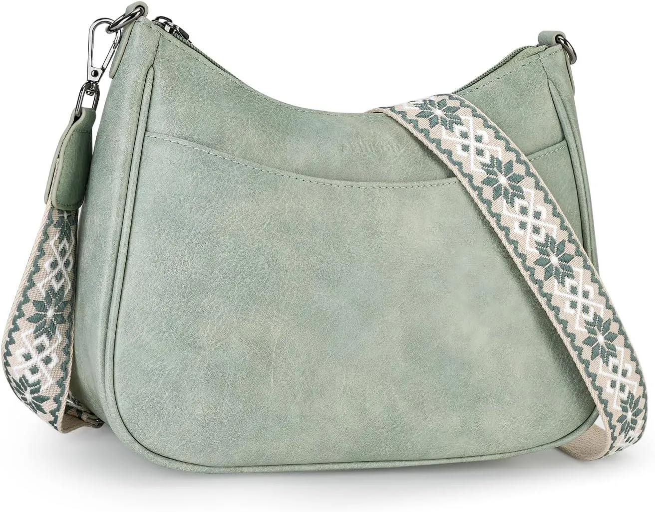 APHISON Trendy Leather Crossbody Purse with Adjustable Strap, Women's Shoulder Handbag