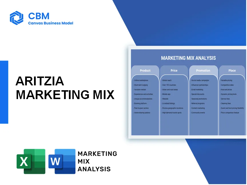 ARITZIA MARKETING MIX