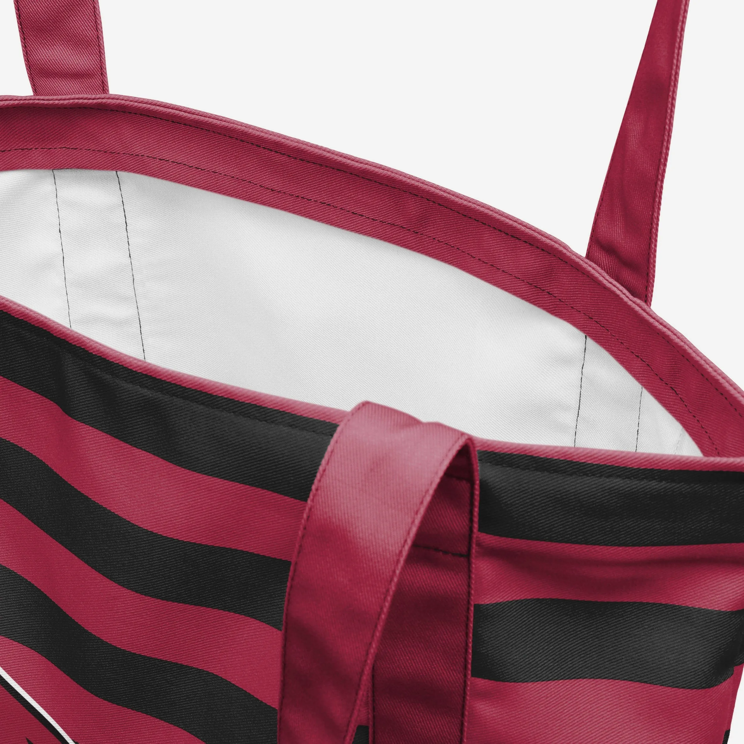 Arizona Cardinals Team Stripe Canvas Tote Bag