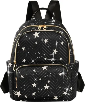 Astronomical Constellation Speace Mini Backpack for Women, Travel Backpack Purse Daypack Shoulder Bag for Ladies