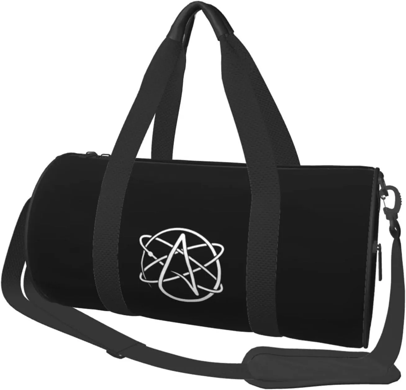 Atheist Atom Symbol Travel Luggage Duffel Bag Sports Rolling Foldable Duffel Bag