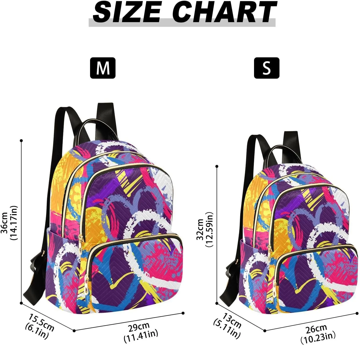 Backpack for Women Backpack Purse Travel Fashion Backpack Designer Ladies Shoulder Bag with Multiple pockets (Small Pattren 5)