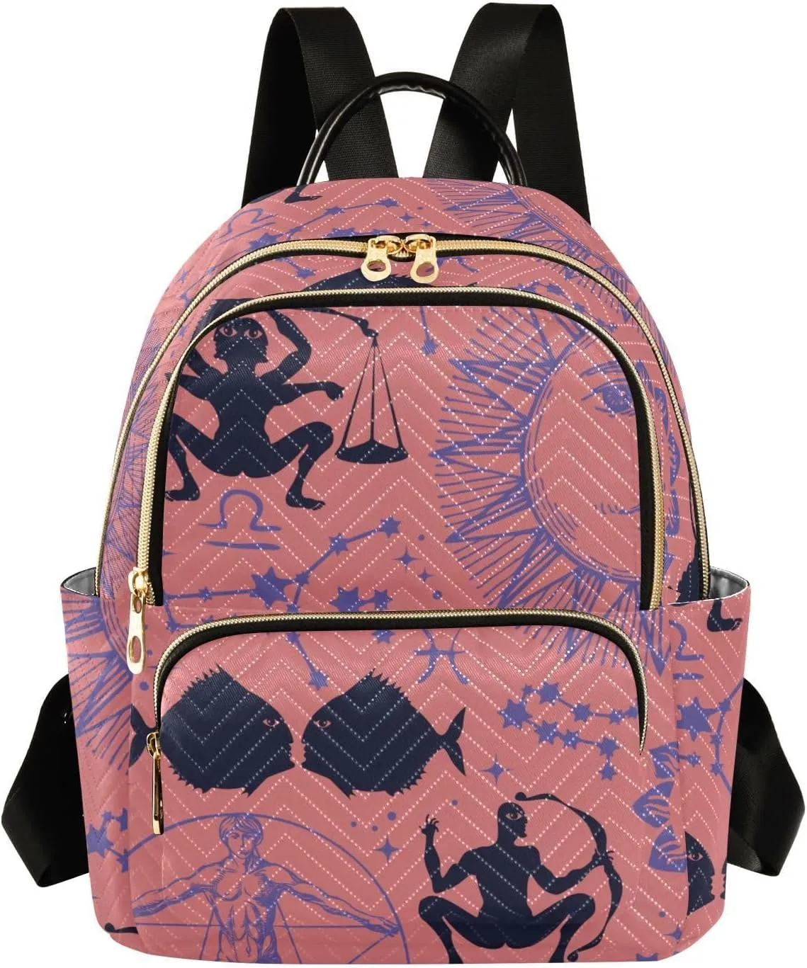 Backpack for Women Fashion Travel Work Anti-theft Bag Business Computer Backpack Purse (Medium Pattren 4)