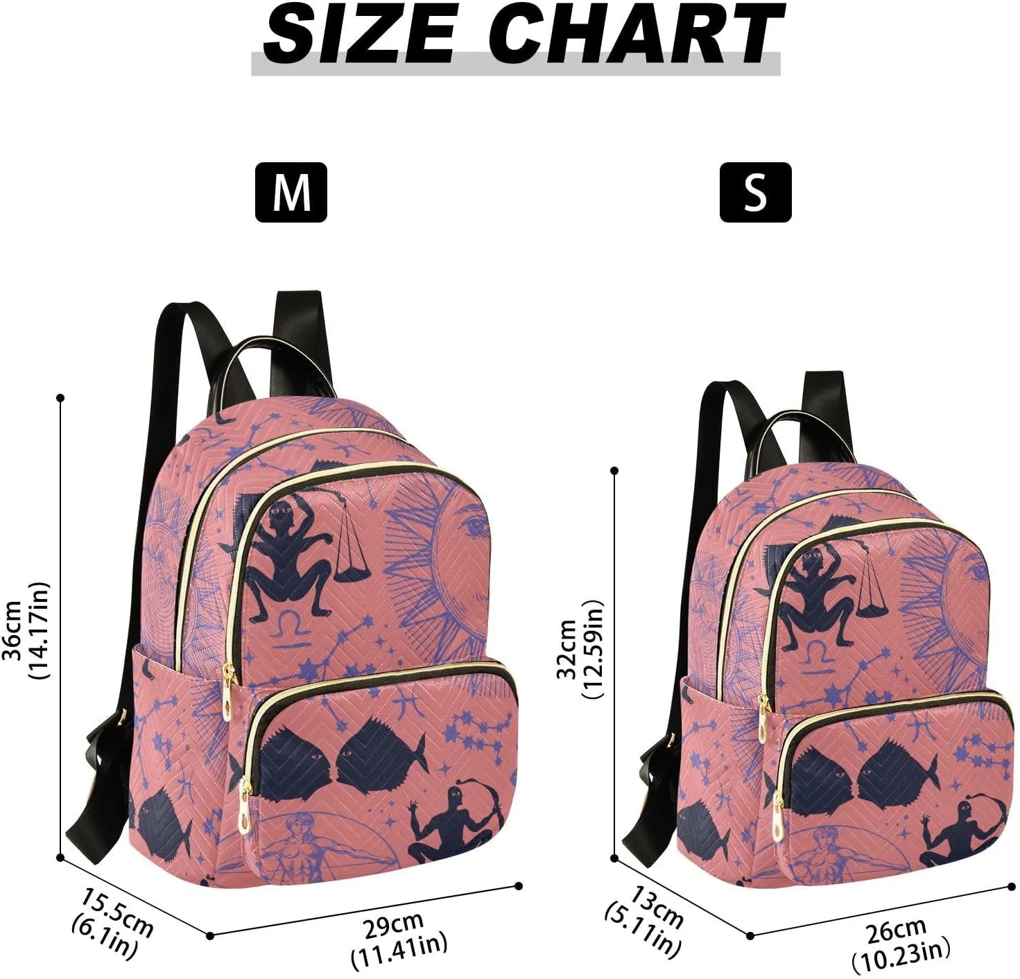 Backpack for Women Fashion Travel Work Anti-theft Bag Business Computer Backpack Purse (Medium Pattren 4)