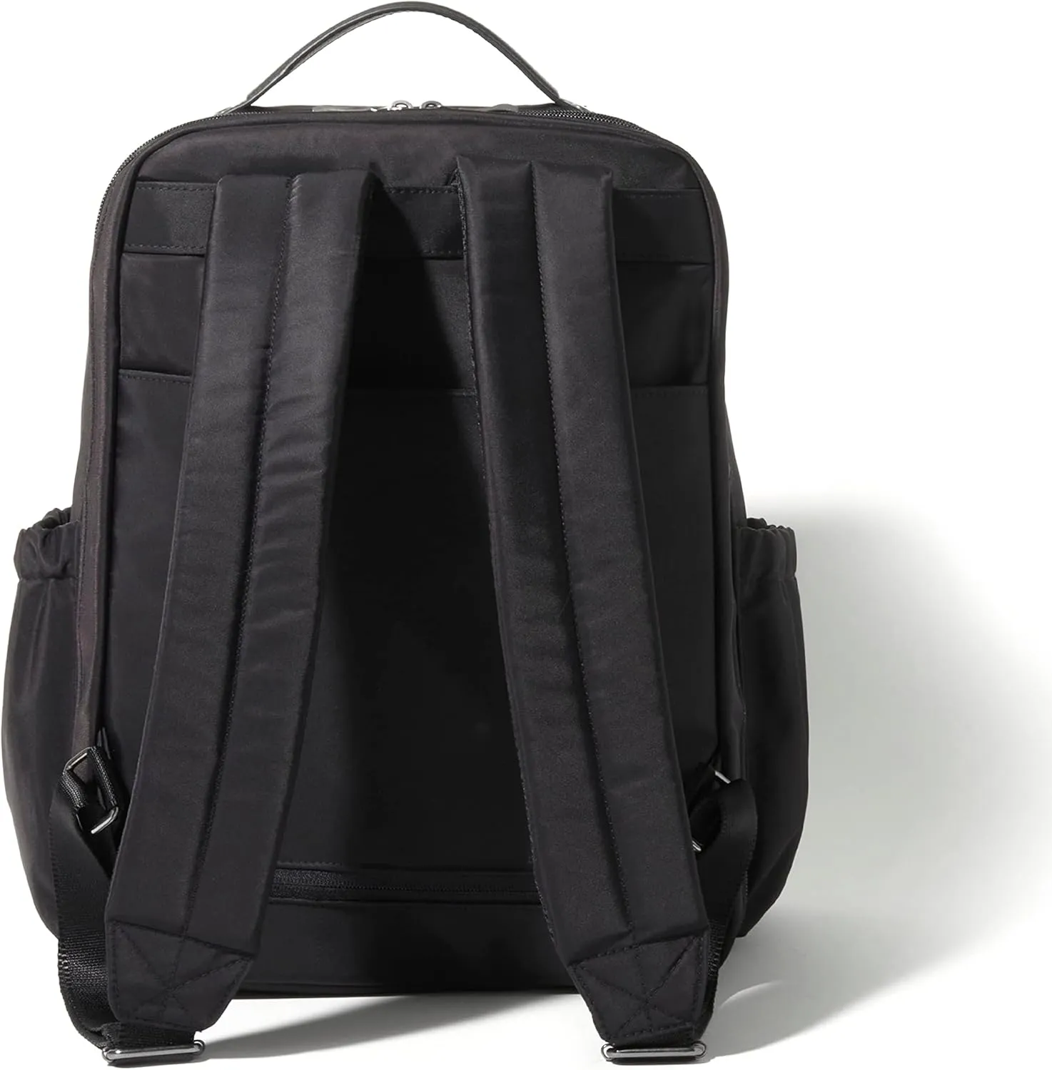 Baggallini Tribeca Expandable Laptop Backpack - 15"x11" Lightweight Work Travel Bag w/Luggage Sleeve & RFID