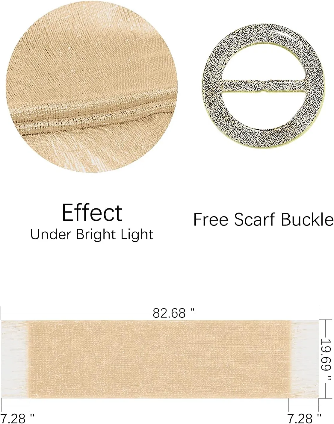 BANETTETA Shawls for Wraps Evening Dresses Scarf for Women Formal Shawl for Evening Party with Buckle for Wedding Shawl