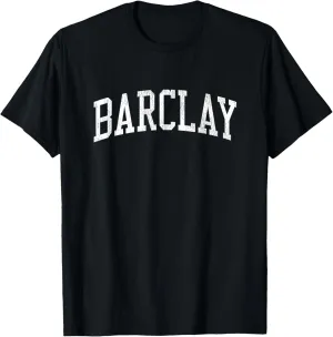 Barclay NJ Vintage Athletic Sports JS02 T-Shirt