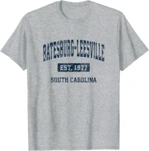 Batesburg-Leesville South Carolina SC Vintage Athletic Sport T-Shirt