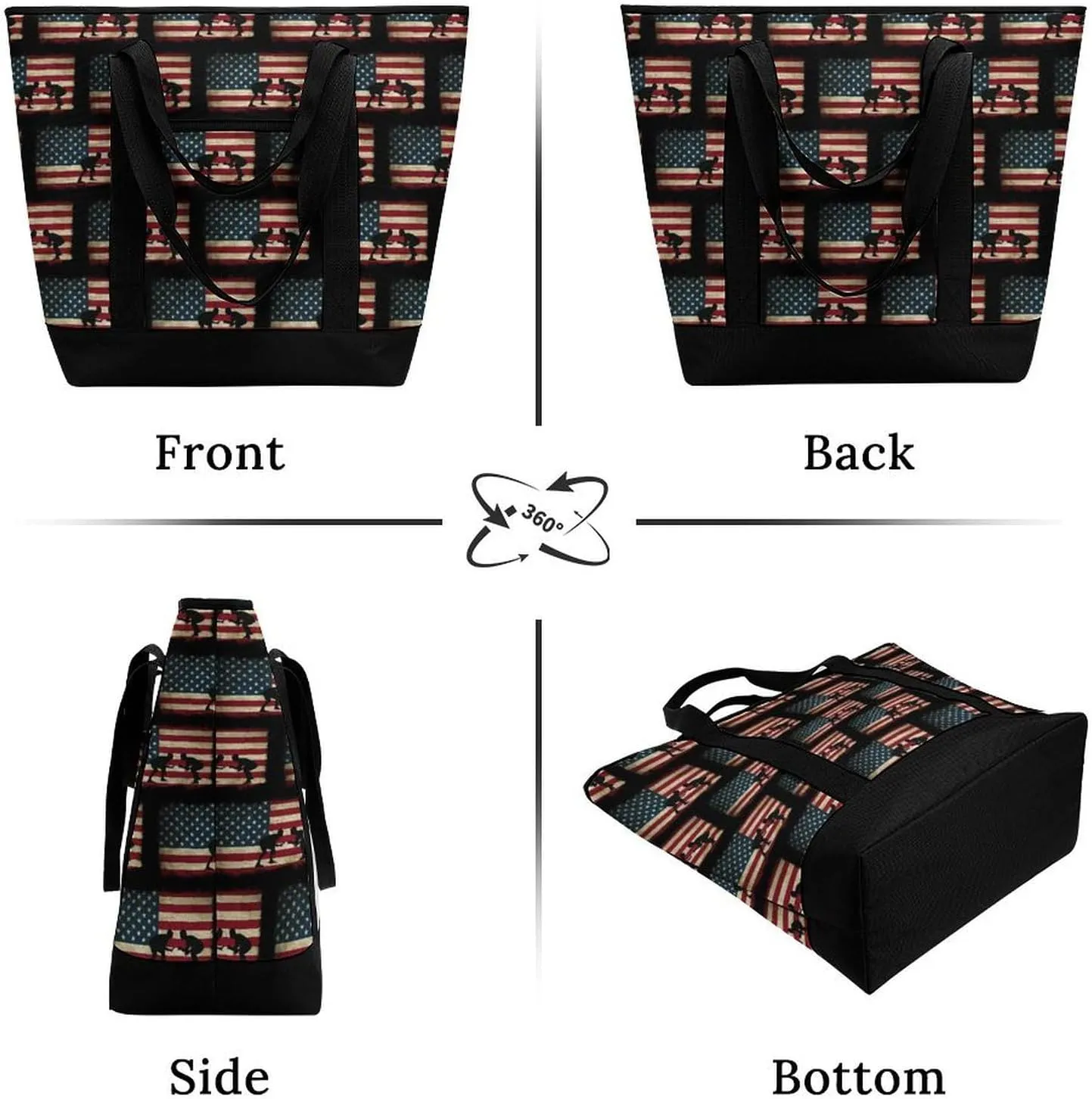 Beautiful Monarch Butterfly Fashionable Large Capacity Insulated Shopping Bag
