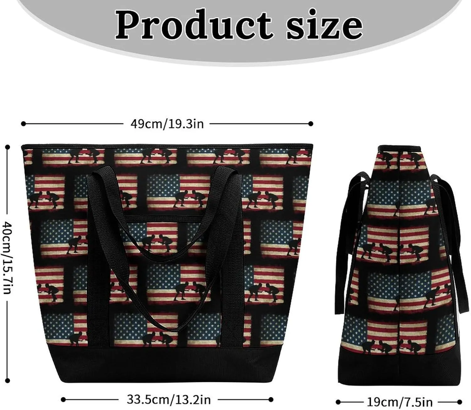 Beautiful Monarch Butterfly Fashionable Large Capacity Insulated Shopping Bag