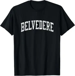 Belvedere CA Vintage Athletic Sports JS02 T-Shirt