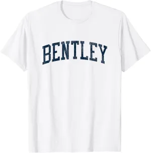 Bentley IL Vintage Athletic Sports JSN2 Navy Print T-Shirt