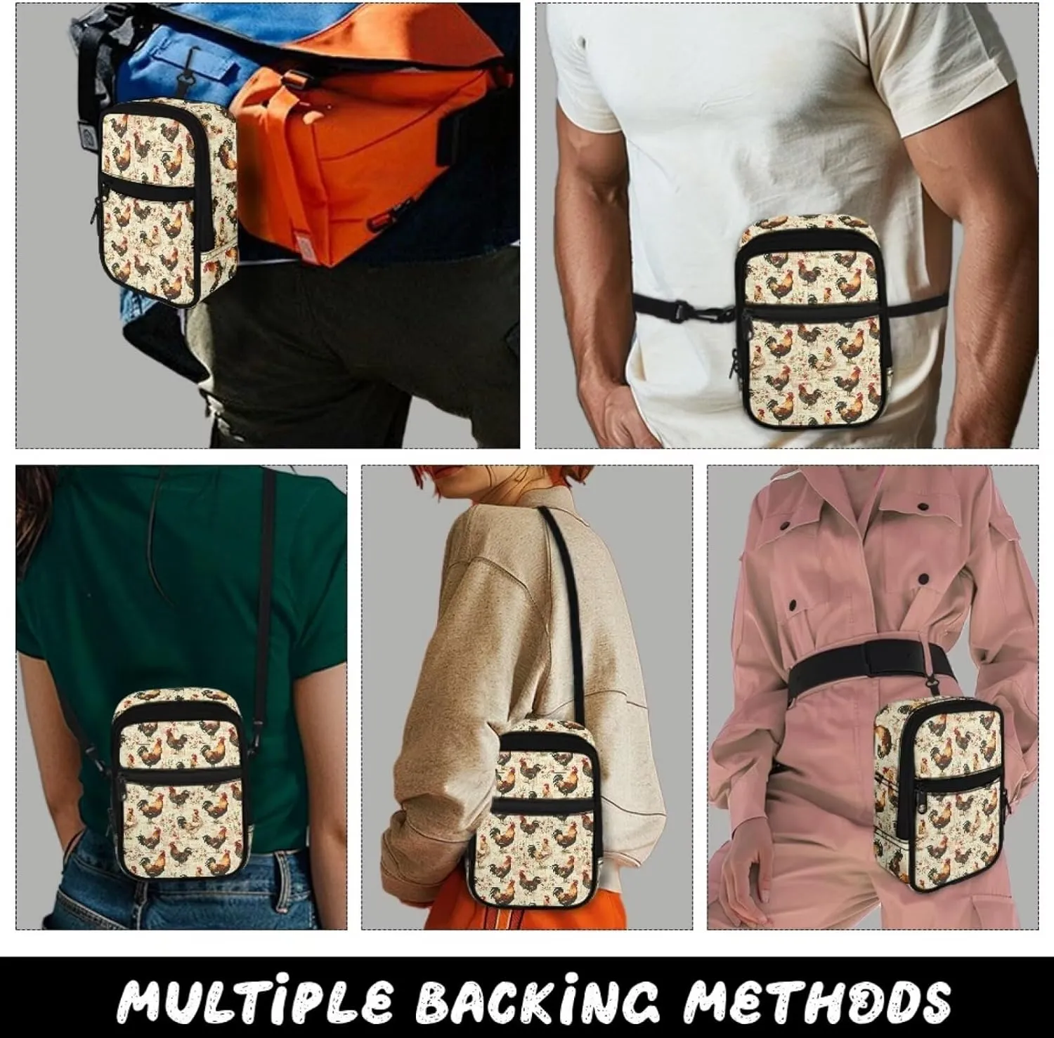 BIGCARJOB Crossbody Purse for Women Trendy Shoulder Handbags Messenger Tote Bags Crossbody Backpack