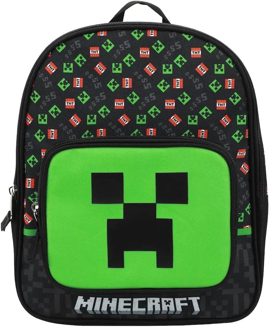 Bioworld Minecraft Creeper 2-Pack Carry On Luggage Set