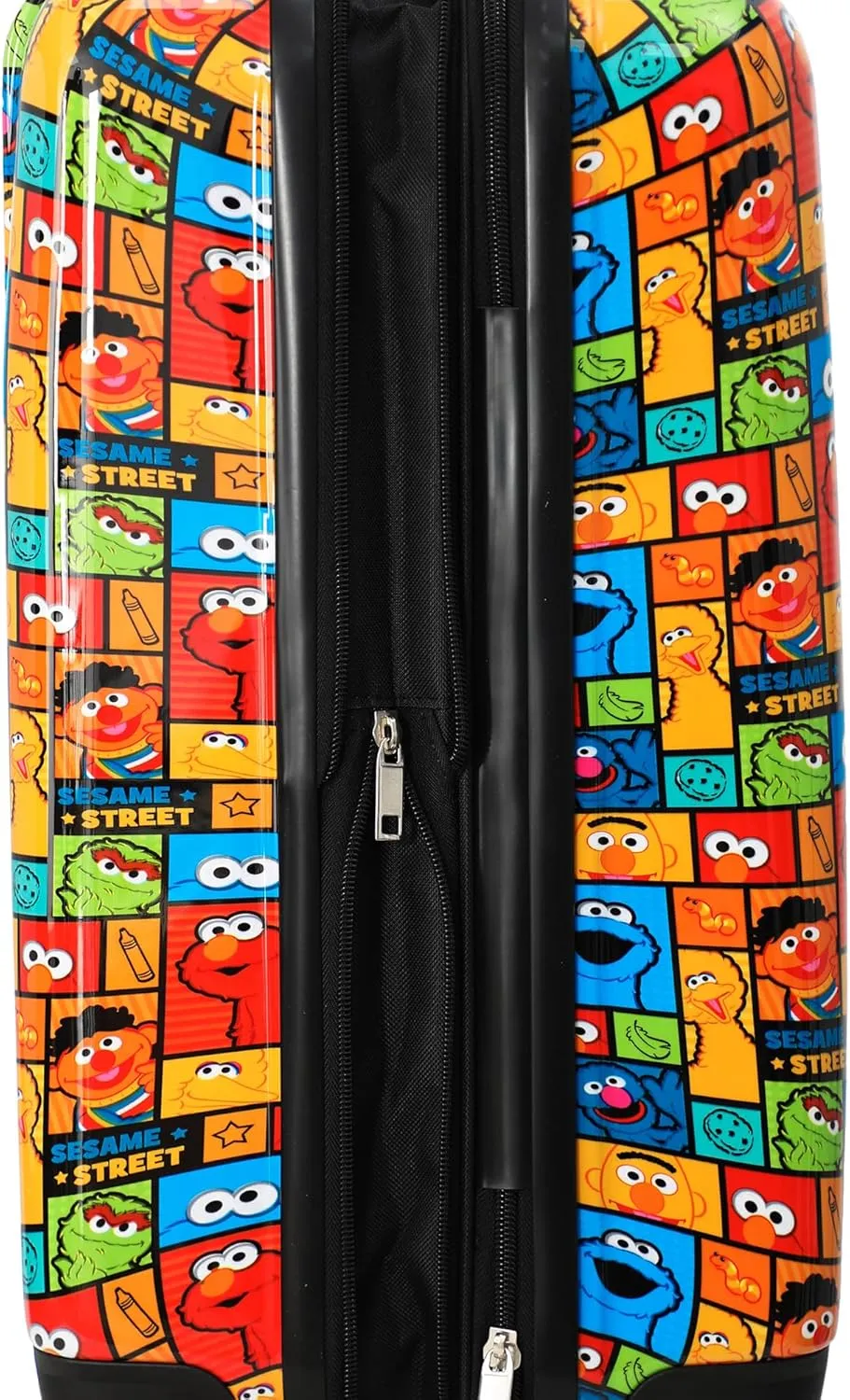 Bioworld Sesame Street All-Over Print Character Panels 20" Carry-On Luggage