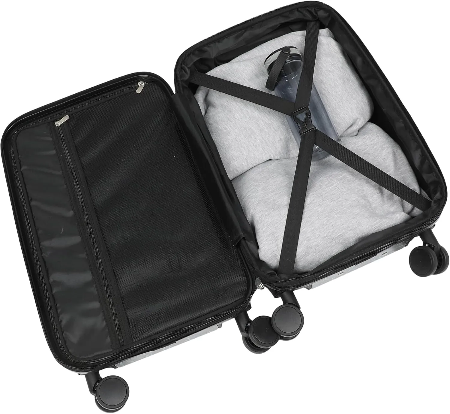 Bioworld Spider-Man Spider Webs Black 20" Rolling Luggage