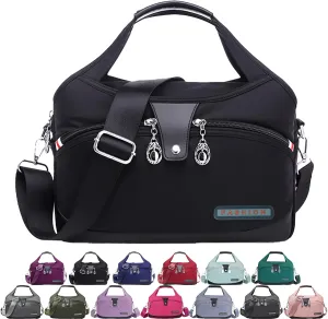 Blaciokamith Tote Bag, Blaciokamith Soft Side Lightweight Underseat Tote Bag, Large Capacity Crossbody Messenger Bags