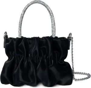 Black and Silver Evening Bag for Women