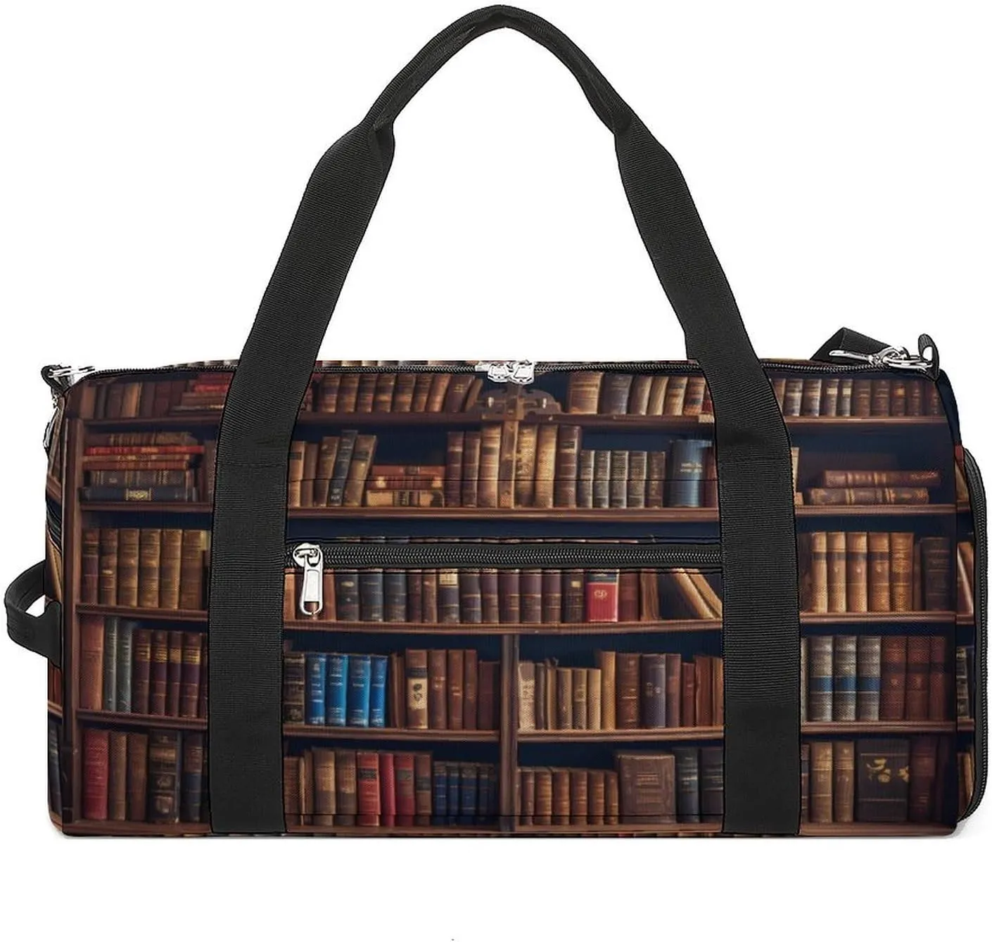 Book Room Library Gym Bag Travel Duffel Bag Sports Tote Bag Workout Bag Weekender Bag for Women Men