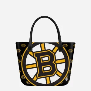 Boston Bruins Big Logo Mini Print Tailgate Tote Bag