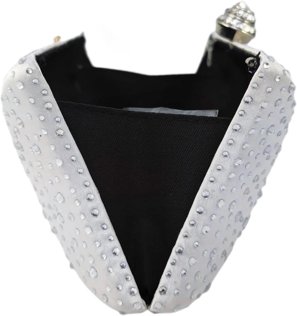 Boutique De FGG Crystal Clutch Purse for Women Formal Evening Bags Party Rhinestone Clutch Bag Wedding Prom Handbags,Mini