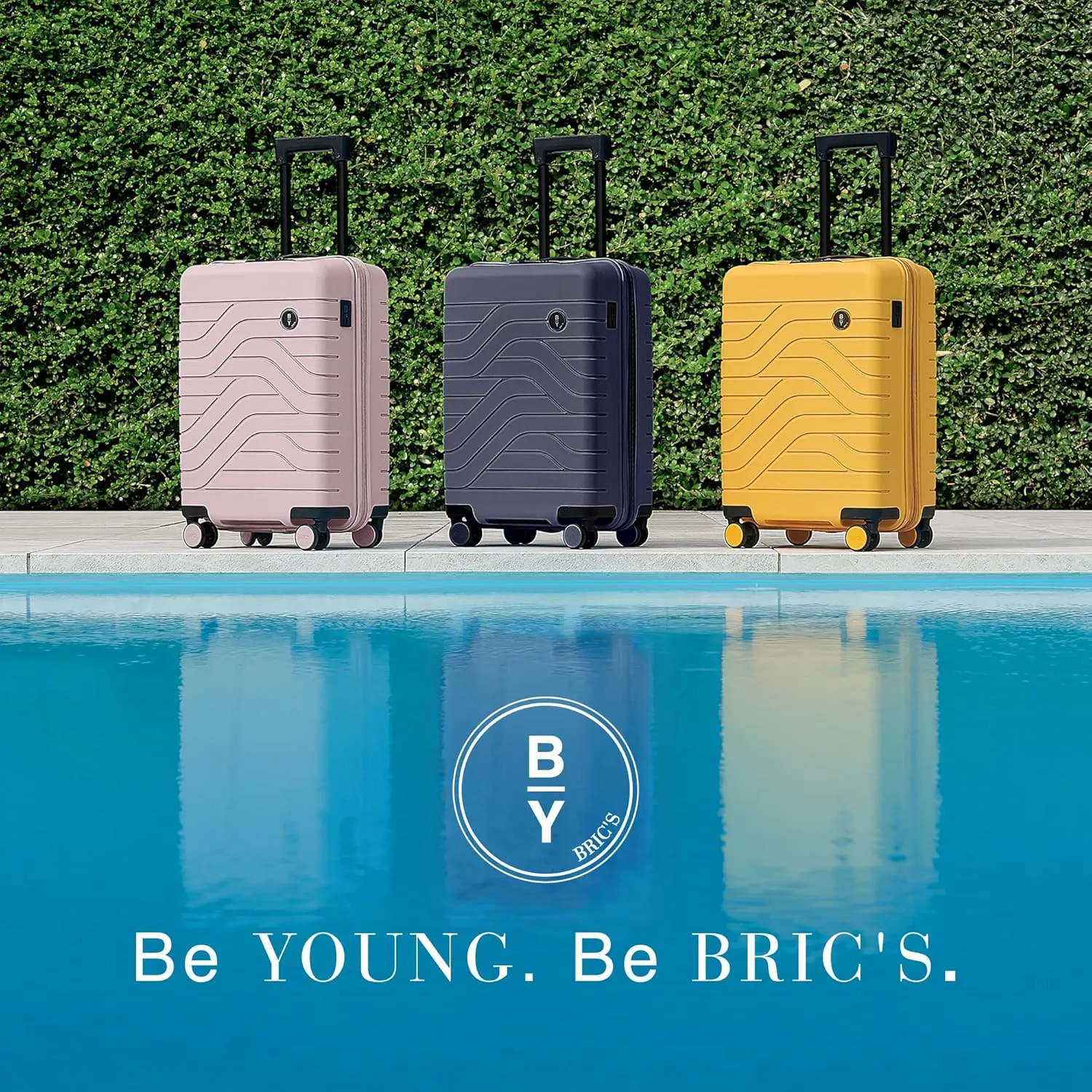 Bric's 30" Expandable Spinner Suitcase - Travel Luggage with TSA-Approved Lock and Hard Shell Exterior - B|Y Ulisse - Ocean Blue