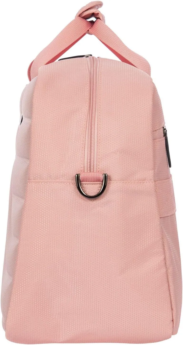 Bric's B|Y Ulisse Duffel Bag - Luxury Weekender Bags for Women and Men - Premium Carry On Bag and Overnight Bags - The Perfect Personal Item Bag for Travel - Pearl Pink